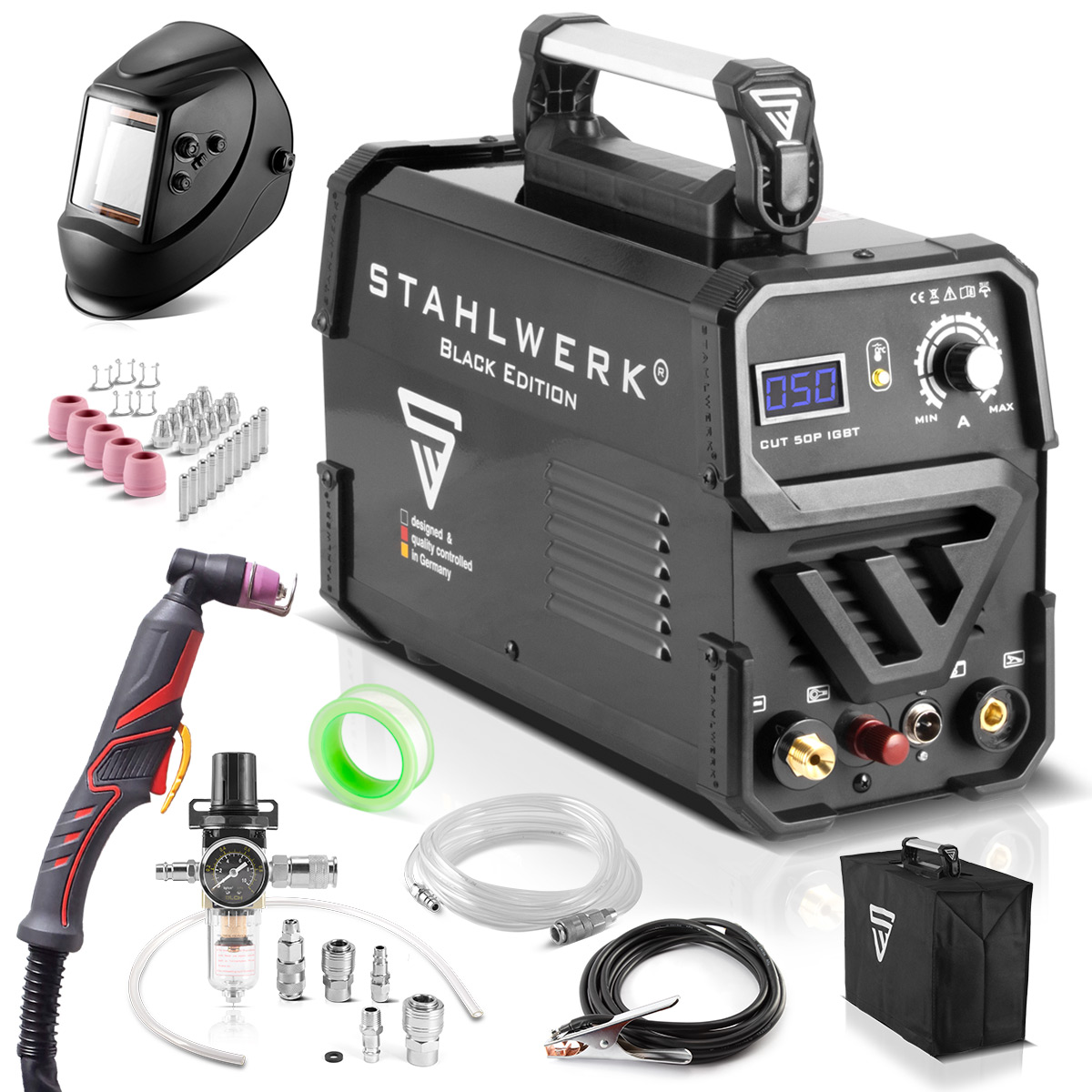 STAHLWERK Plasmaschneider CUT 50 Pilot IGBT Vollausstattung