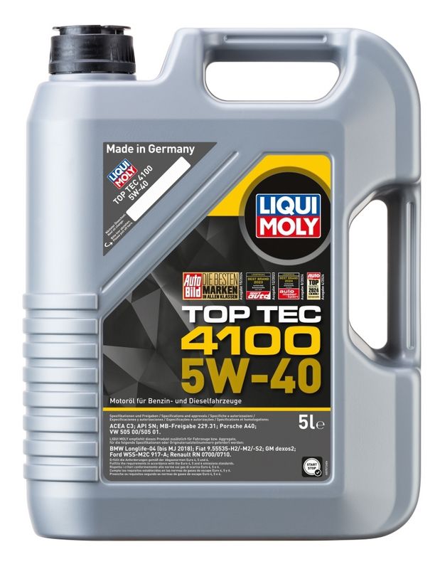 LIQUI MOLY Top Tec 4100 5W-40, 5 l (3701)