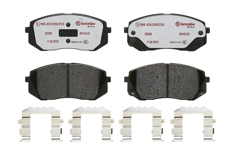 BREMBO Bremsbelagsatz, Scheibenbremse (P 30 093X)