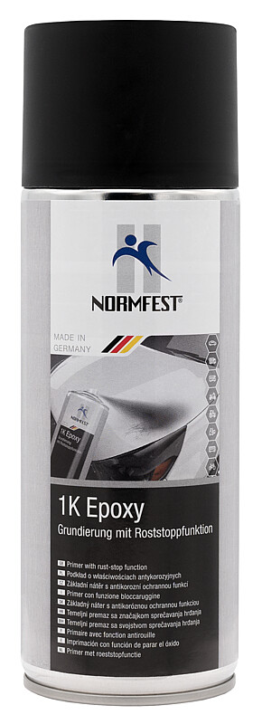 1K EPOXY - SCHWARZ ROSTSTOPPGR. 400ML V6 (2893-907-1) | NORMFEST 1K EPOXY - SCHWARZ ROSTSTOPPGR. 400ML V6 (2893-907-1) | NORMFEST