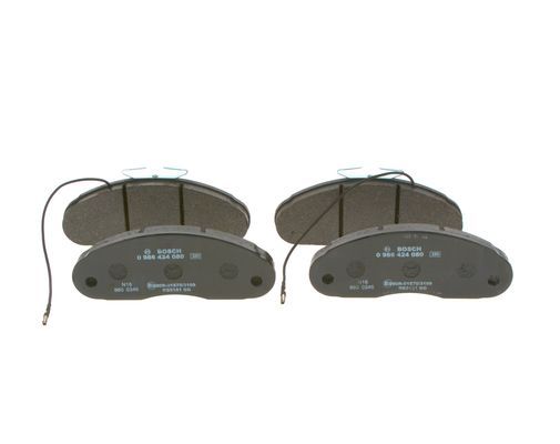 BOSCH Bremsbelagsatz, Scheibenbremse (0 986 424 080)