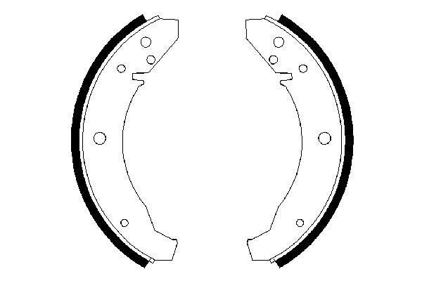 BOSCH Bremsbackensatz (0 986 487 099) BOSCH Bremsbackensatz (0 986 487 099)
