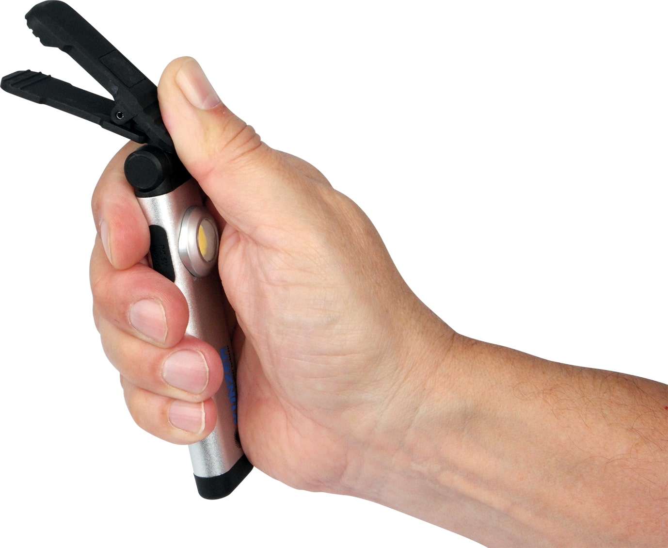 Mini-Aluminium-Lampe mit Clipfunktion Mini-Aluminium-Lampe mit Clipfunktion