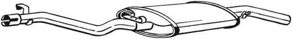 BOSAL Endschalldämpfer (282-305) Thumbnail