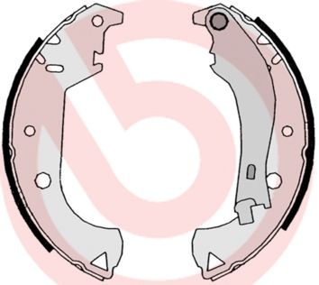BREMBO Bremsbackensatz (S 23 524)