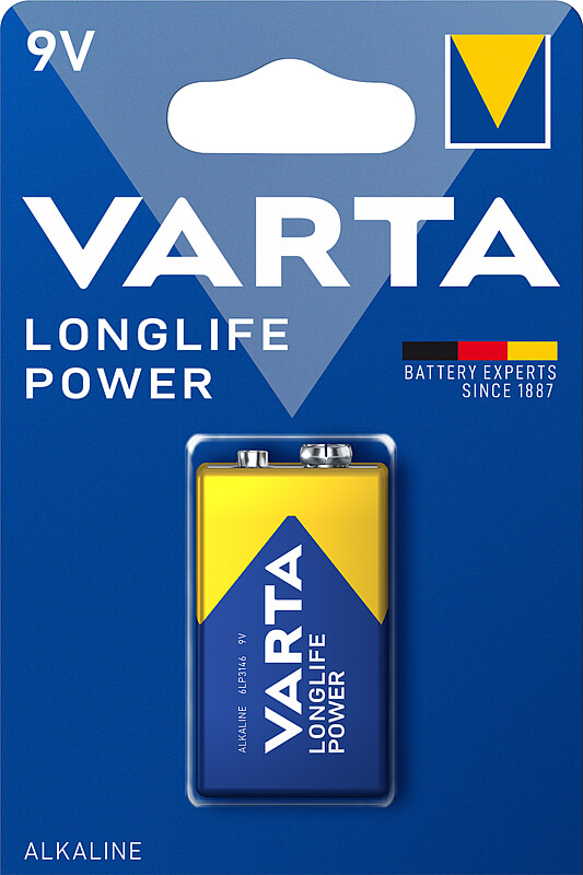 LONGLIFE POWER 9,0V E BLOCK 6LR61 V10 (3722-05) | NORMFEST