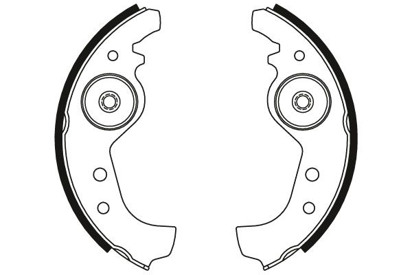 TRW Bremsbackensatz (GS8160)