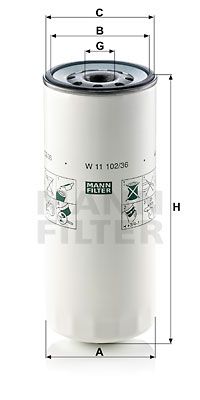 MANN-FILTER Ölfilter (W 11 102/36)