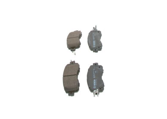 BOSCH Bremsbelagsatz, Scheibenbremse (0 986 424 509)