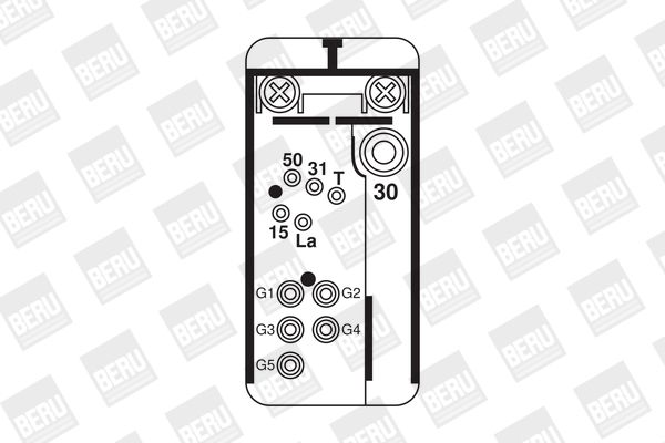 BorgWarner (BERU) Relais, Glühanlage (GR075) 4014427061106 GR075