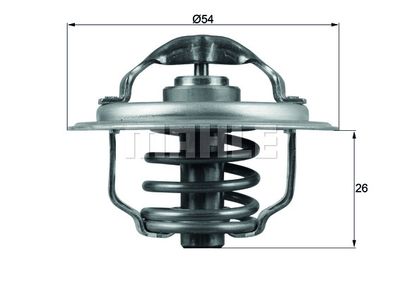 MAHLE Thermostat, Kühlmittel (TX 111 87D)