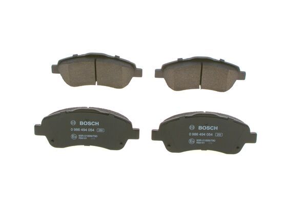 BOSCH Bremsbelagsatz, Scheibenbremse (0 986 494 054)