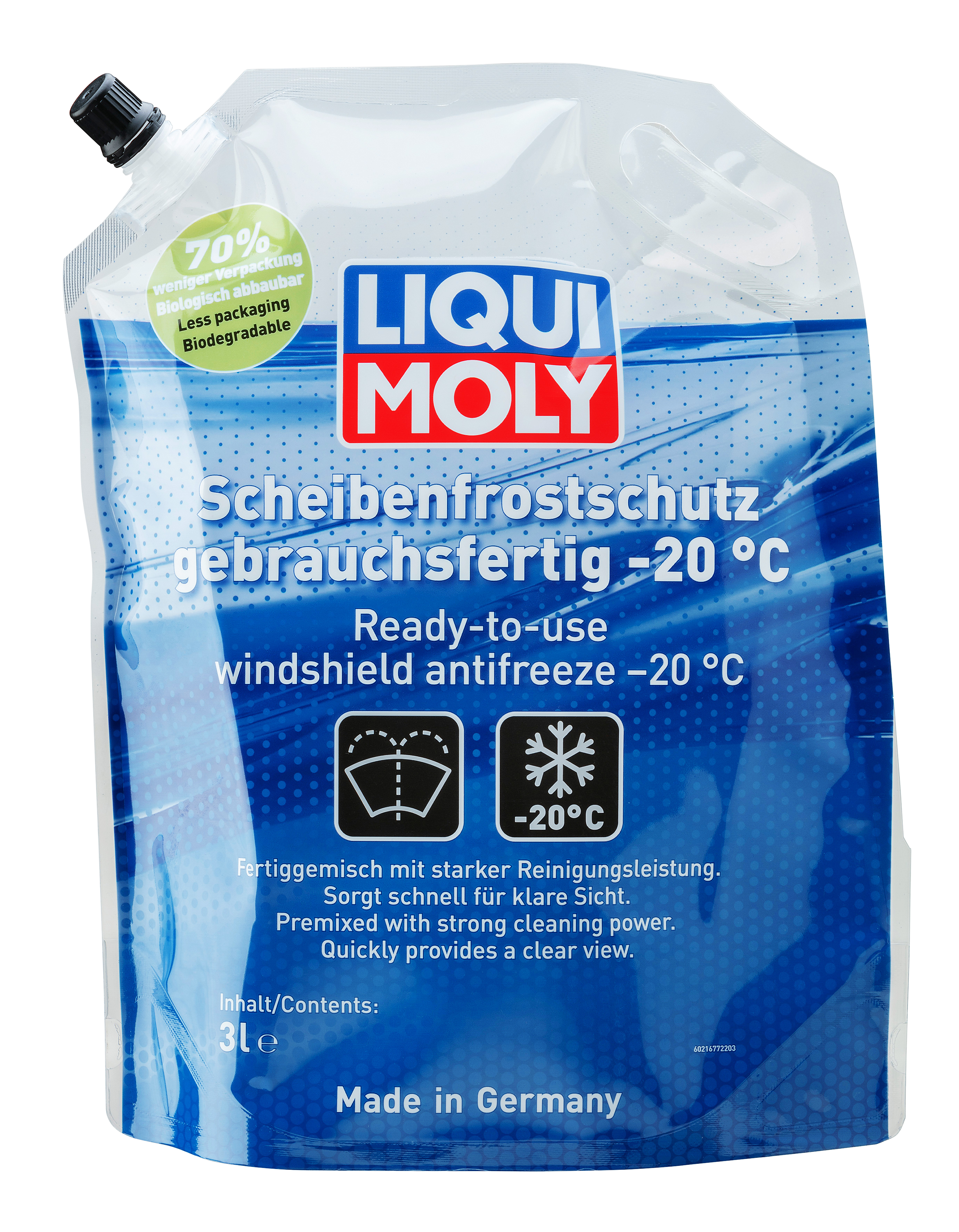 LIQUI MOLY Scheibenfrostschutz gebrauchsfertig -20 °C, 3 l (21677)