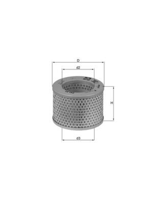 KNECHT Luftfilter (LX 192)