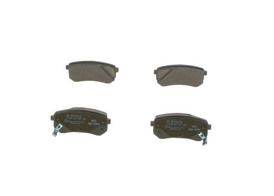 BOSCH Bremsbelagsatz, Scheibenbremse (0 986 494 145)