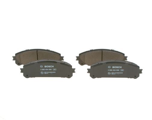BOSCH Bremsbelagsatz, Scheibenbremse (0 986 494 686)
