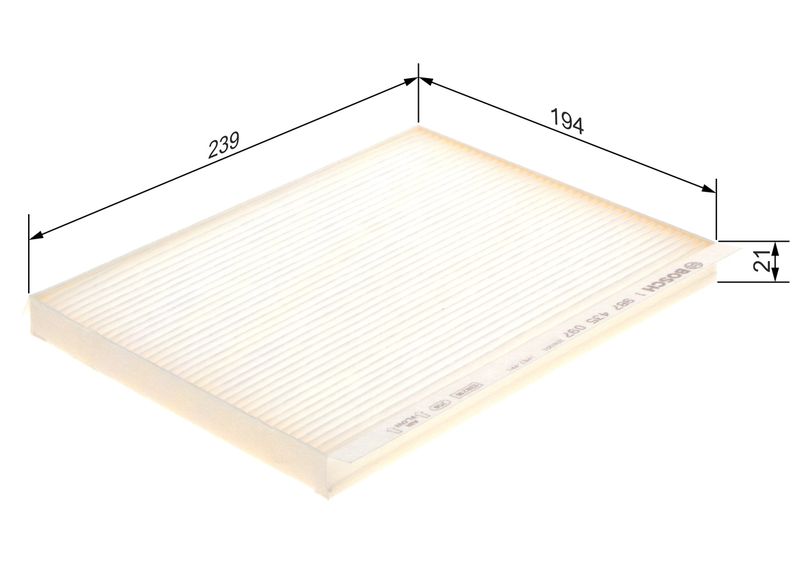 BOSCH Filter, Innenraumluft (1 987 435 097) BOSCH Filter, Innenraumluft (1 987 435 097)