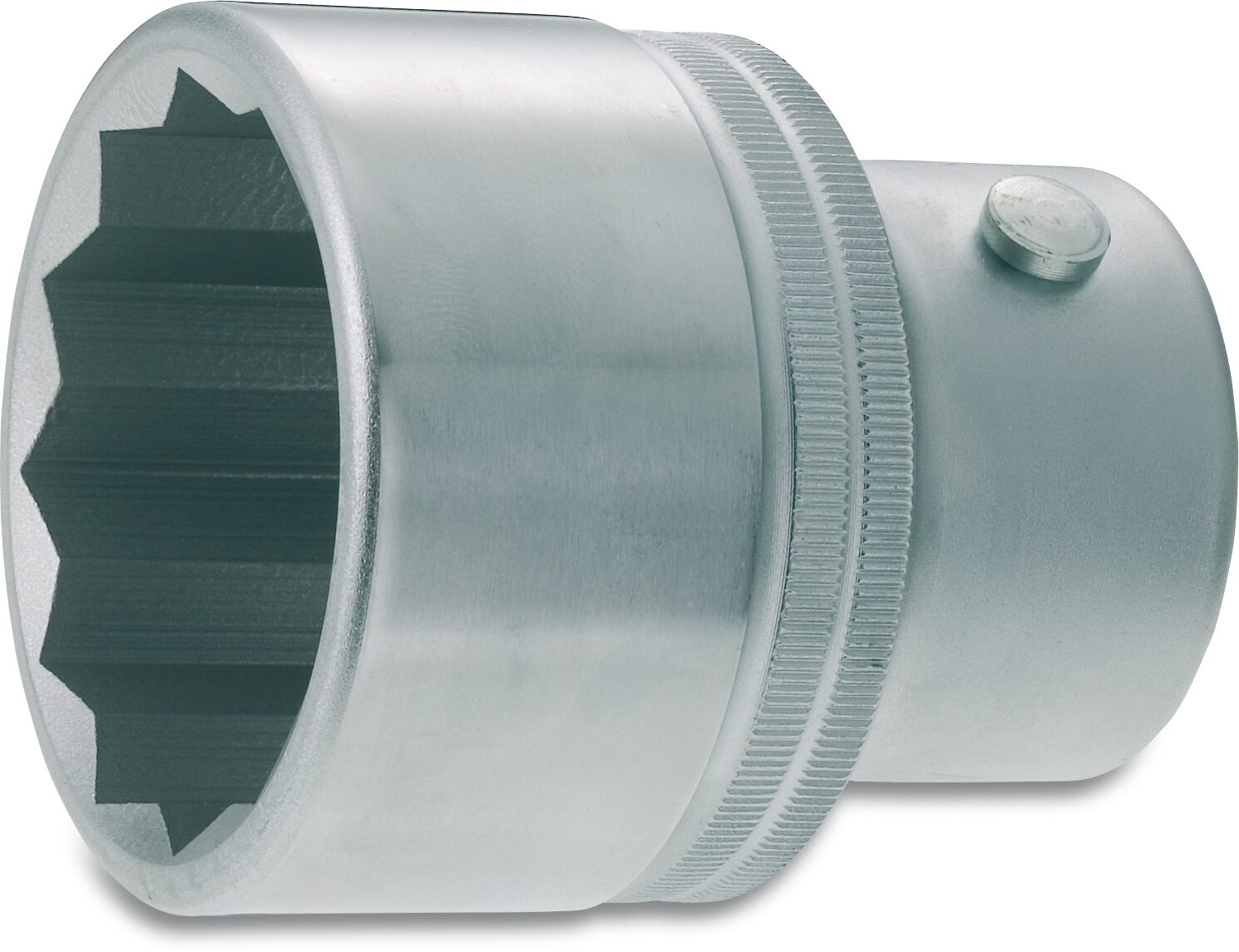 HAZET Steckschlüsseleinsatz ∙ Doppelsechskant 1100Z-32 ∙ Vierkant25 mm (1 Zoll) ∙ Außen-Doppel-Sechskant Profil ∙ 32 mm