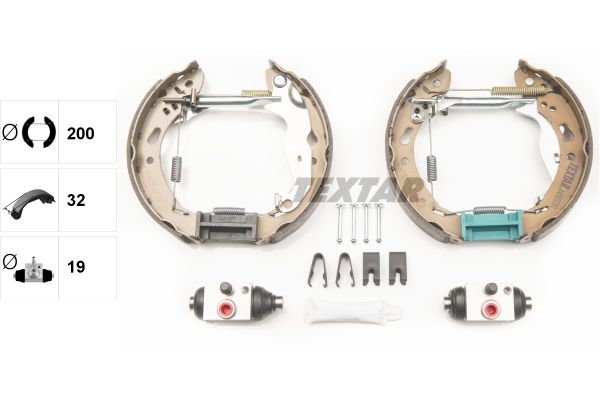 TEXTAR Bremsbackensatz (84069200)