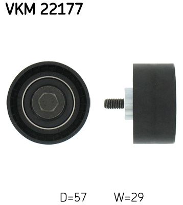 SKF Umlenk-/Führungsrolle, Zahnriemen (VKM 22177)