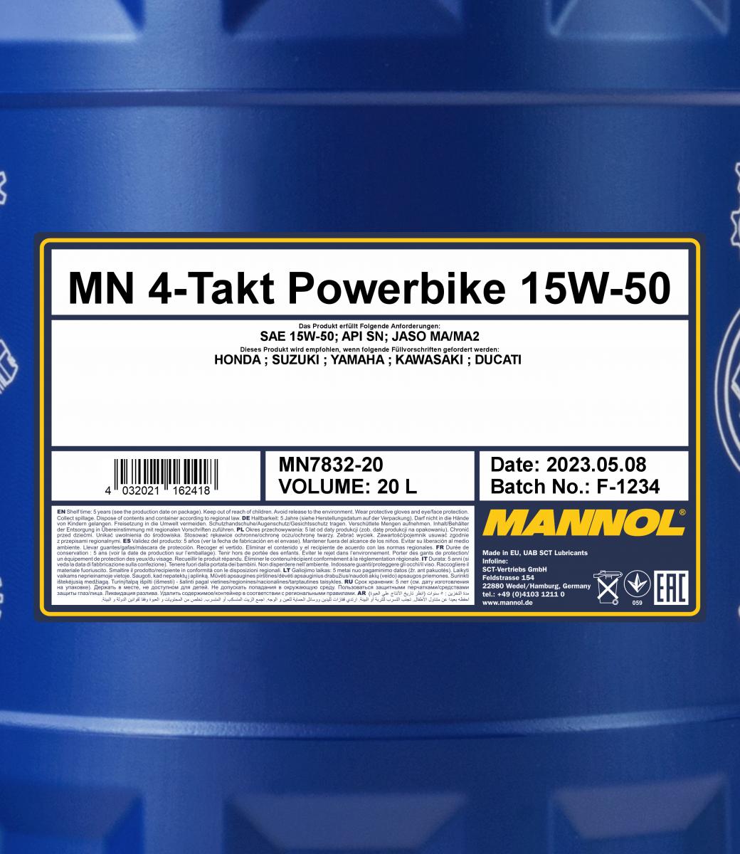 MN7832 4-Takt Powerbike 15W-50