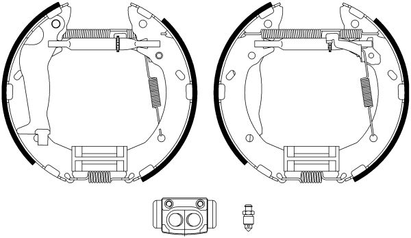 TEXTAR Bremsbackensatz (84063300)