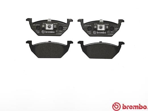 BREMBO Bremsbelagsatz, Scheibenbremse (P 85 041) 8020584058442 P 85 041