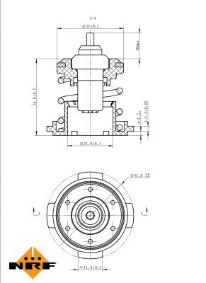 NRF Thermostat, Kühlmittel (725225) NRF Thermostat, Kühlmittel (725225)