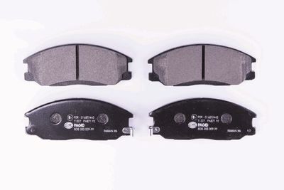 HELLA Bremsbelagsatz, Scheibenbremse (8DB 355 009-991)