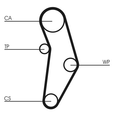 CONTINENTAL CTAM Zahnriemensatz (CT1049K1)