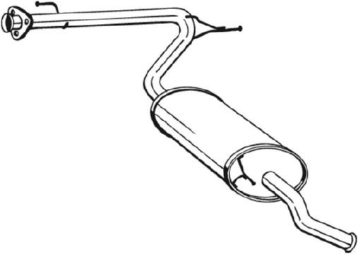 BOSAL Endschalldämpfer (281-093) Thumbnail