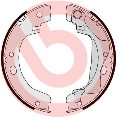 BREMBO Bremsbackensatz, Feststellbremse (S 83 560)