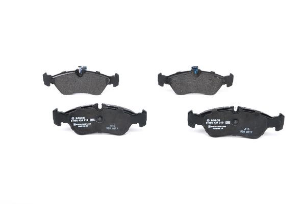 BOSCH Bremsbelagsatz, Scheibenbremse (0 986 424 219) BOSCH Bremsbelagsatz, Scheibenbremse (0 986 424 219)