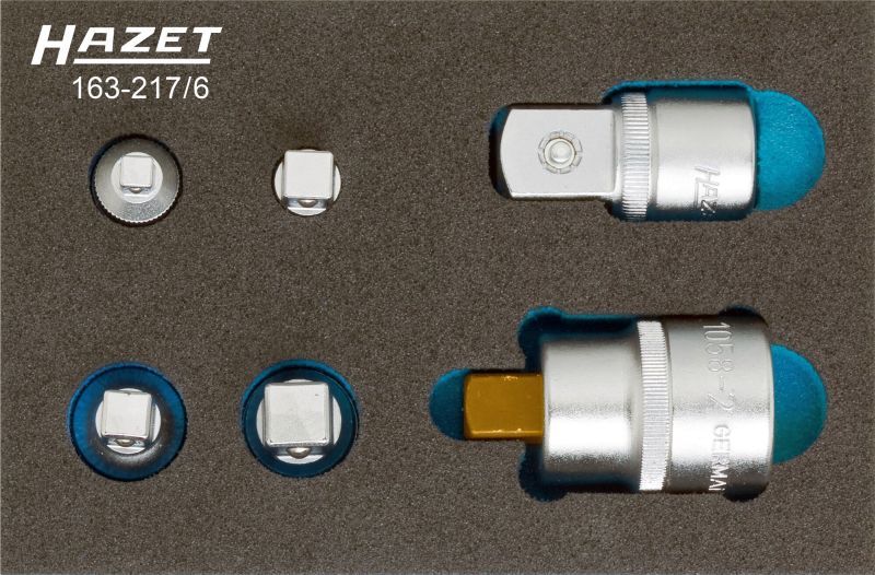 HAZET Vergrößerungs-/Reduzieradapter-Satz, Knarre (163-217/6)