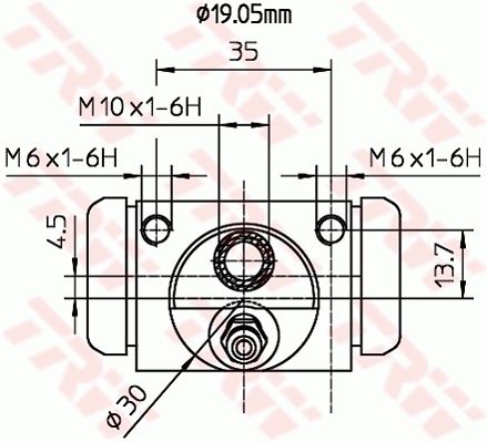TRW Radbremszylinder (BWD314)