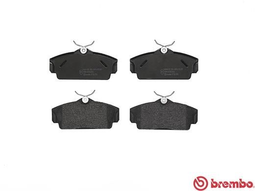 BREMBO Bremsbelagsatz, Scheibenbremse (P 56 036)