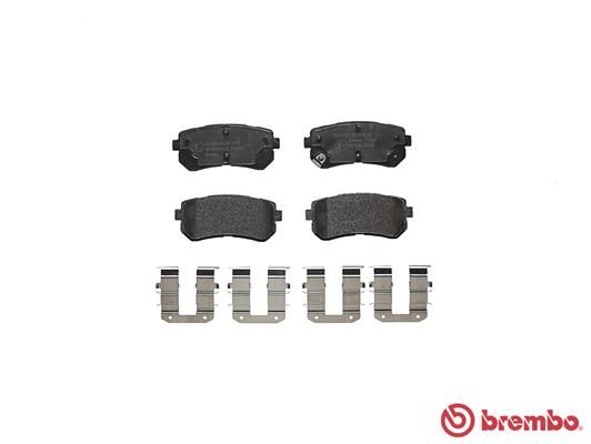 BREMBO Bremsbelagsatz, Scheibenbremse (P 30 068)