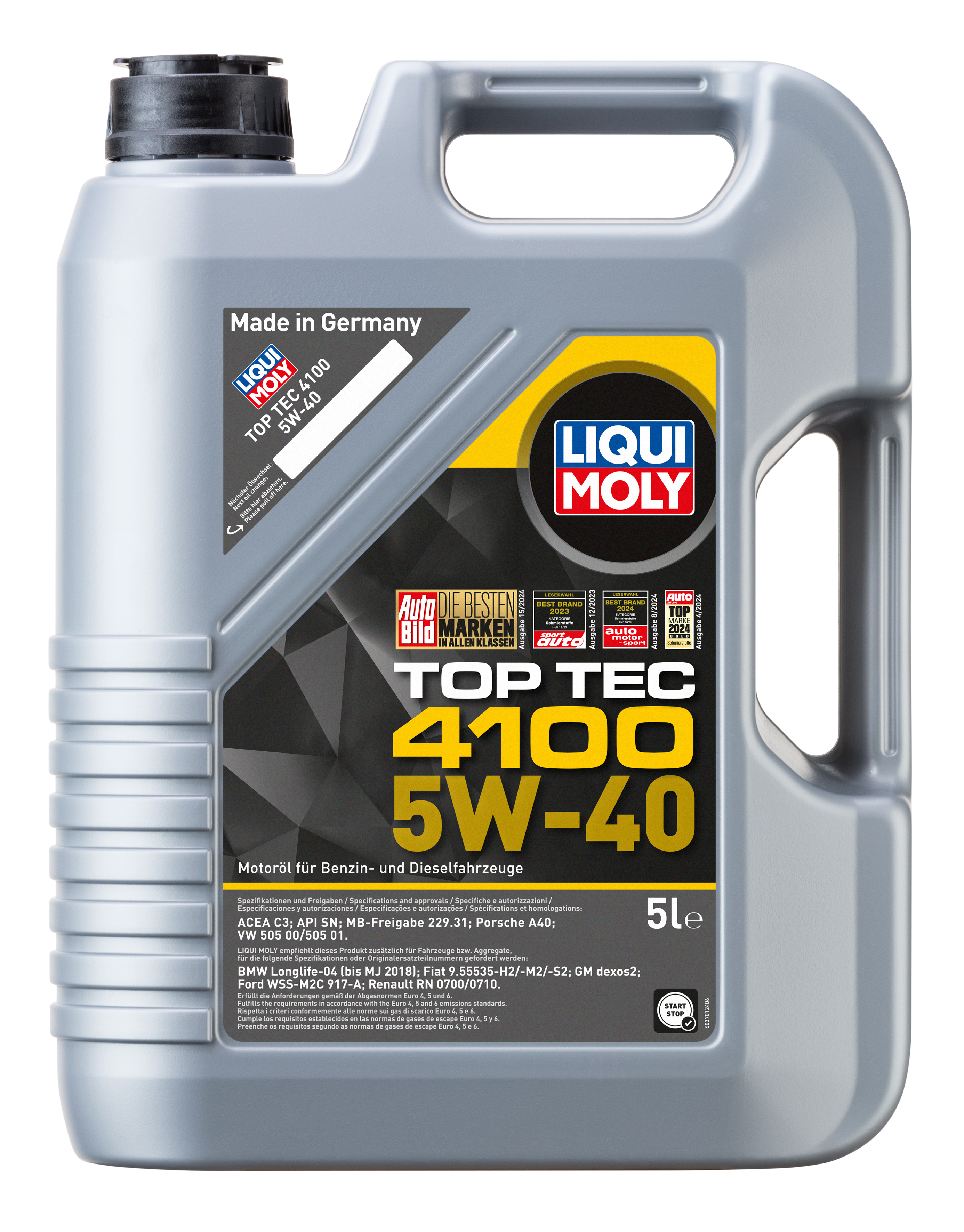 LIQUI MOLY Top Tec 4100 5W-40, 5 l (3701)