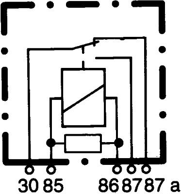 HELLA Relais, Kaltstartsteuerung (4RD 007 794-021)