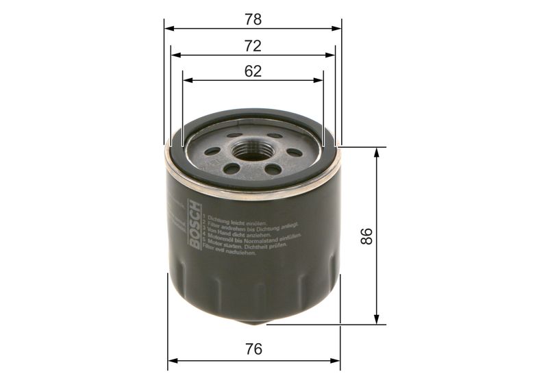 BOSCH Ölfilter (0 451 103 318) BOSCH Ölfilter (0 451 103 318)
