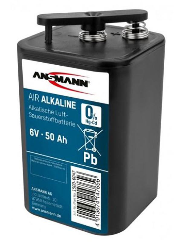 LATERNENBATTERIE BLOCK 6V - 50Ah (3722-650) | NORMFEST