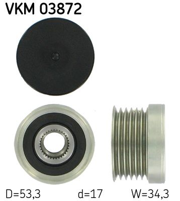 SKF Generatorfreilauf (VKM 03872)