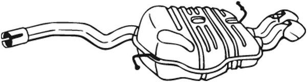 BOSAL Mittelschalldämpfer (105-159)