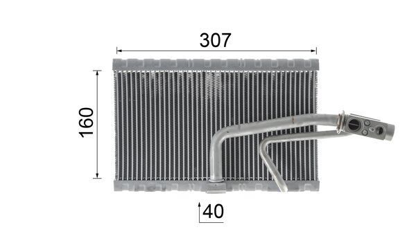 MAHLE Verdampfer, Klimaanlage (AE 114 000P) MAHLE Verdampfer, Klimaanlage (AE 114 000P)