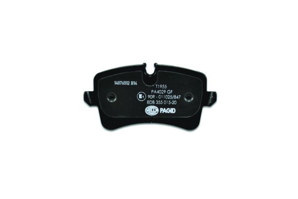 HELLA Bremsbelagsatz, Scheibenbremse (8DB 355 015-201)