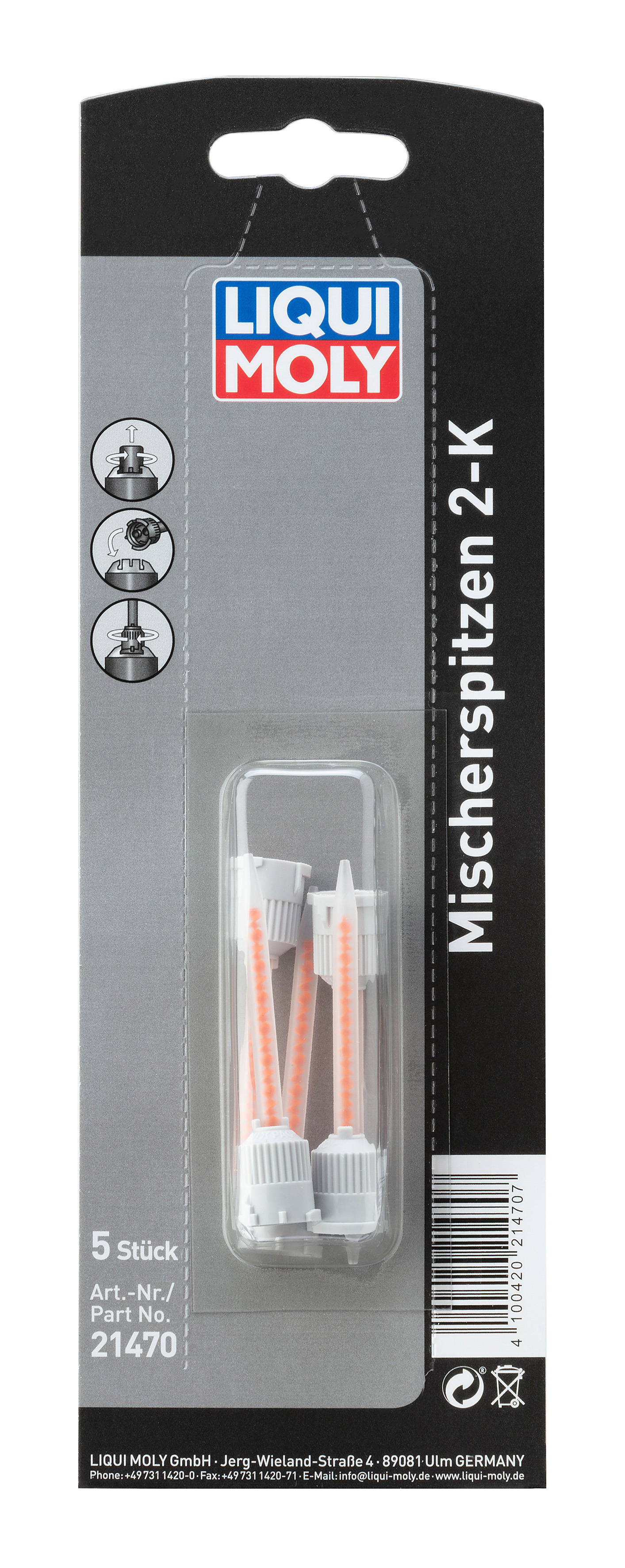 LIQUI MOLY Mischerspitzen 2-K 10g (5 Stück), 1 Stk (21470)