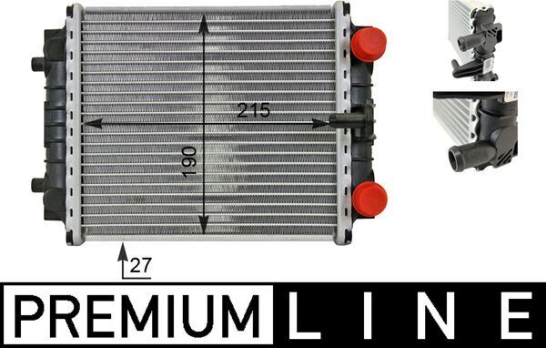 MAHLE Kühler, Motorkühlung (CR 80 000P)