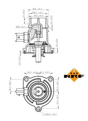 NRF Thermostat, Kühlmittel (725024) NRF Thermostat, Kühlmittel (725024)