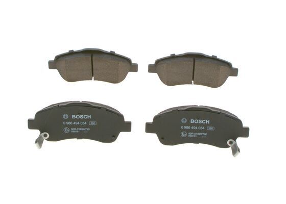 BOSCH Bremsbelagsatz, Scheibenbremse (0 986 494 054)