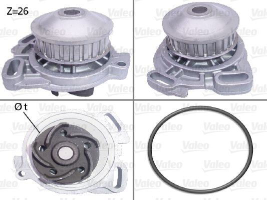 VALEO Wasserpumpe, Motorkühlung (506190)
